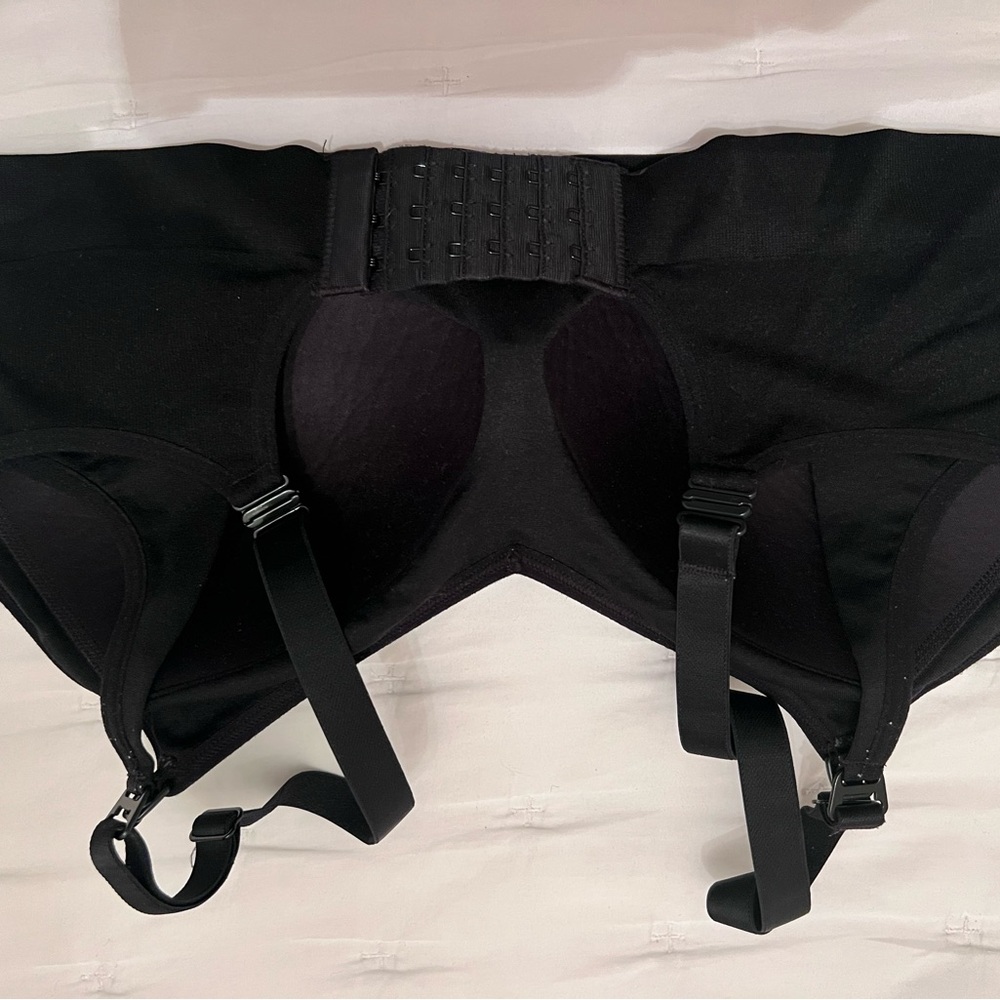 Auden Black Nursing Bralette - Picture 2 of 3
